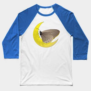 Butterfly Moon Baseball T-Shirt